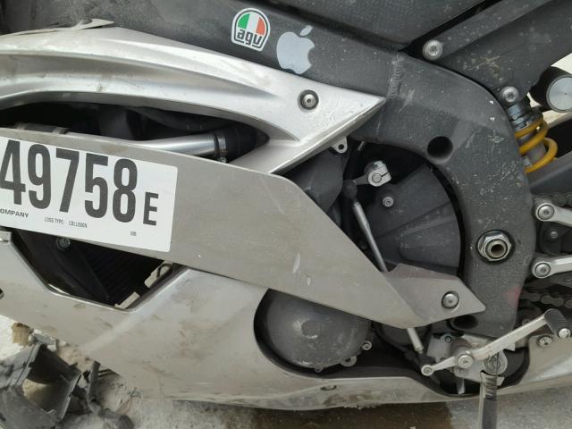 JYARJ16E78A006649 - 2008 YAMAHA YZFR6 GRAY photo 7