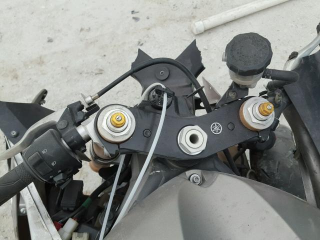 JYARJ16E78A006649 - 2008 YAMAHA YZFR6 GRAY photo 8