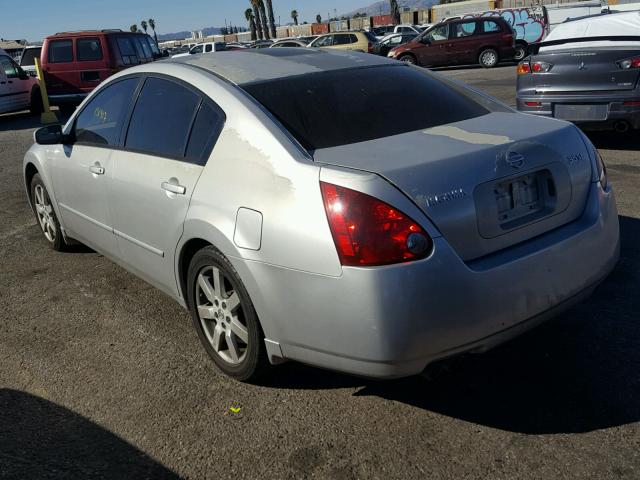 1N4BA41EX4C817784 - 2004 NISSAN MAXIMA SE SILVER photo 3