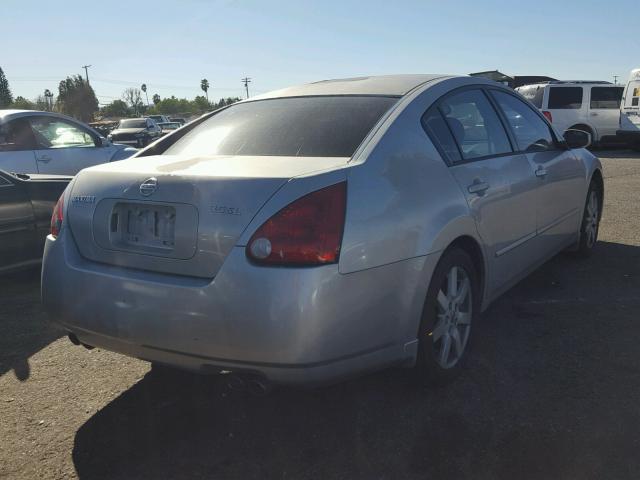 1N4BA41EX4C817784 - 2004 NISSAN MAXIMA SE SILVER photo 4