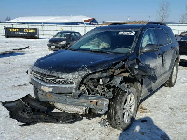 2CNALDEW5A6368016 - 2010 CHEVROLET EQUINOX LT BLACK photo 2