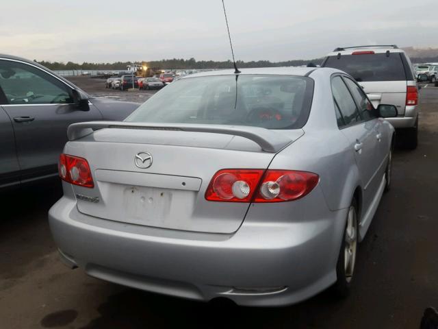 1YVFP80C845N47051 - 2004 MAZDA 6 I SILVER photo 4