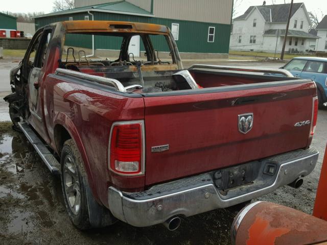 1C6RR7JT2ES105446 - 2014 RAM 1500 LARAM RED photo 3