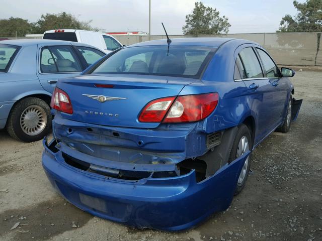 1C3LC46K27N520934 - 2007 CHRYSLER SEBRING BLUE photo 4