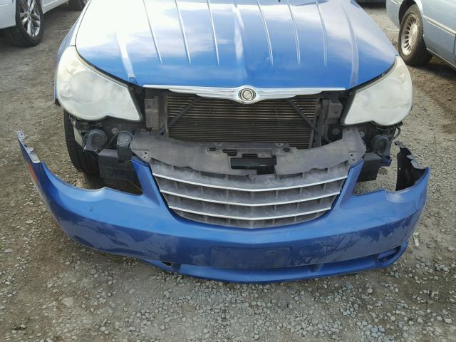 1C3LC46K27N520934 - 2007 CHRYSLER SEBRING BLUE photo 9