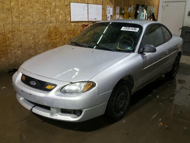 3FAFP11383R150808 - 2003 FORD ESCORT ZX2 SILVER photo 2