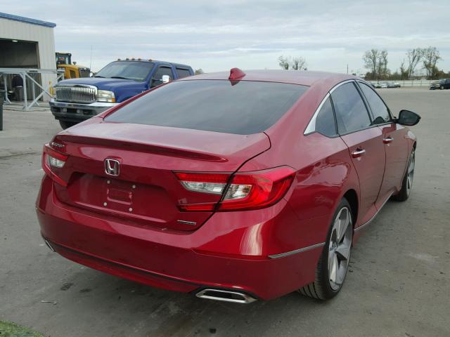 1HGCV1F93JA015230 - 2018 HONDA ACCORD TOU RED photo 4