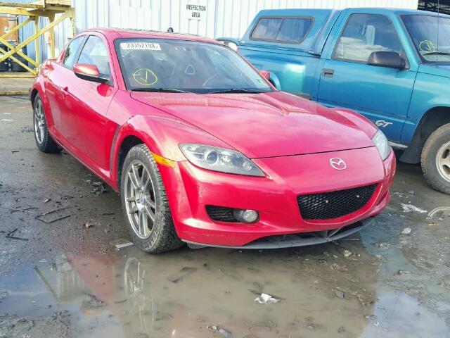 JM1FE173540105995 - 2004 MAZDA RX8 RED photo 1