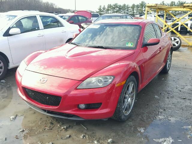 JM1FE173540105995 - 2004 MAZDA RX8 RED photo 2