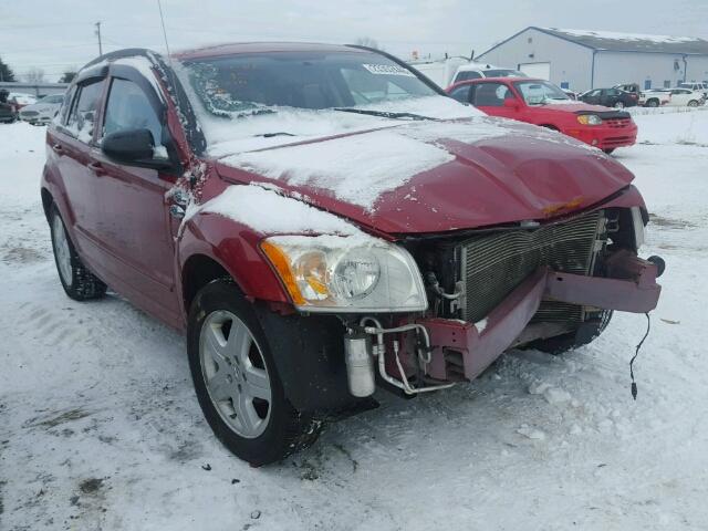 1B3HB48AX9D222537 - 2009 DODGE CALIBER SX BURGUNDY photo 1