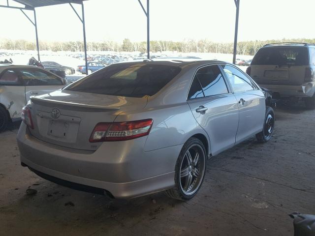 4T1BK3EK7BU612444 - 2011 TOYOTA CAMRY SE SILVER photo 4