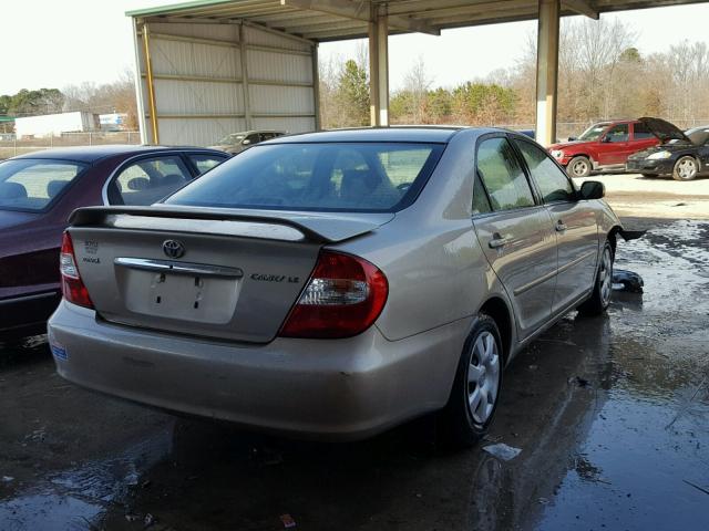 4T1BE32K94U797806 - 2004 TOYOTA CAMRY LE TAN photo 4