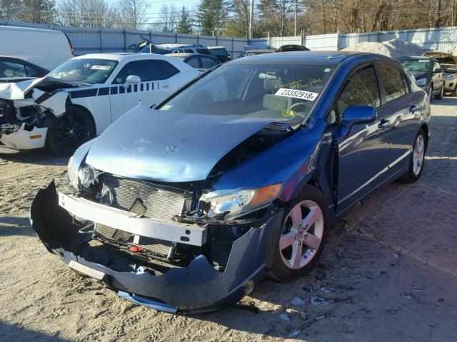1HGFA16838L056794 - 2008 HONDA CIVIC EX ლურჯი ფოტო 2