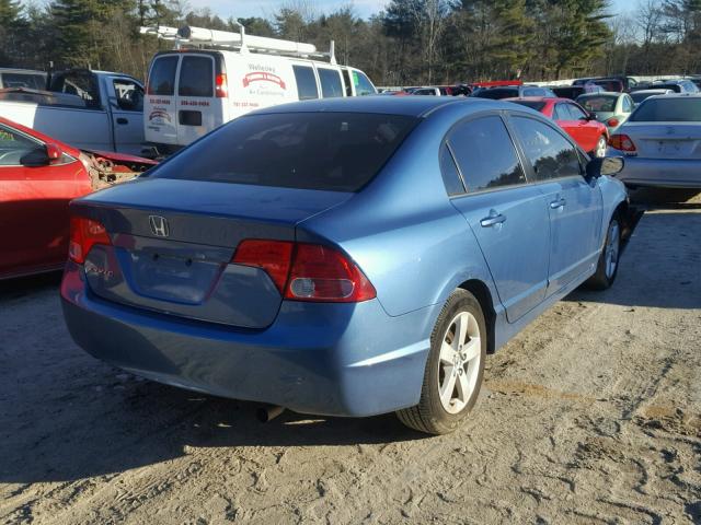 1HGFA16838L056794 - 2008 HONDA CIVIC EX ლურჯი ფოტო 4