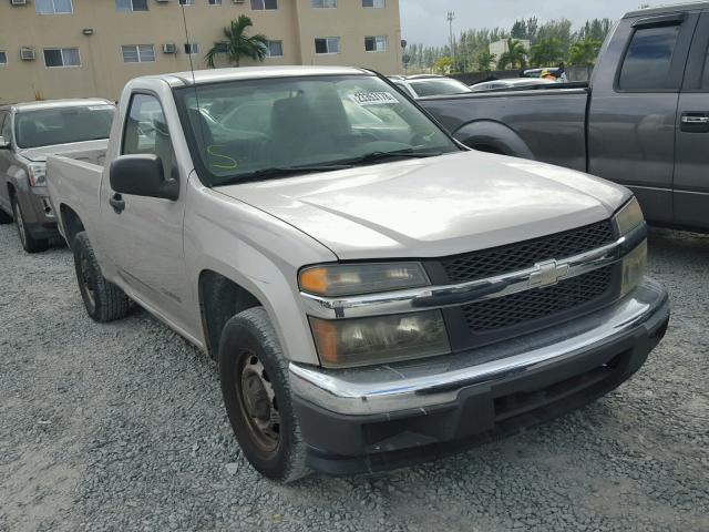 1GCCS148558288331 - 2005 CHEVROLET COLORADO BEIGE photo 1