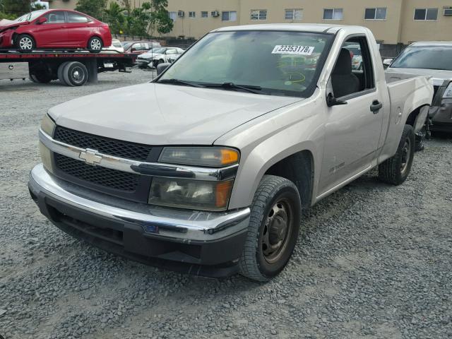 1GCCS148558288331 - 2005 CHEVROLET COLORADO BEIGE photo 2