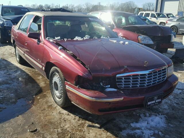 1G6KE54Y5VU261294 - 1997 CADILLAC DEVILLE DE MAROON photo 1