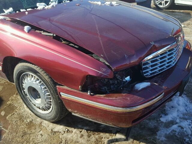 1G6KE54Y5VU261294 - 1997 CADILLAC DEVILLE DE MAROON photo 9