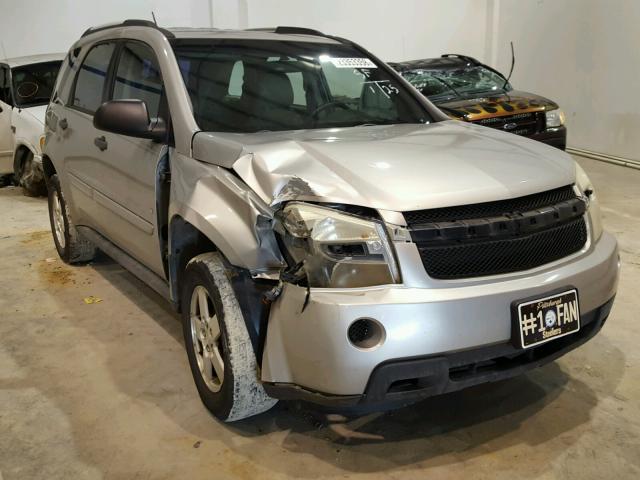 2CNDL23F876232752 - 2007 CHEVROLET EQUINOX LS SILVER photo 1