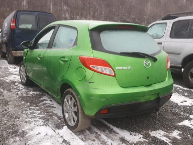 JM1DE1HY1B0127894 - 2011 MAZDA MAZDA2 GREEN photo 3