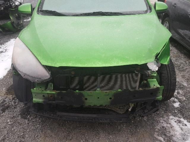 JM1DE1HY1B0127894 - 2011 MAZDA MAZDA2 GREEN photo 7