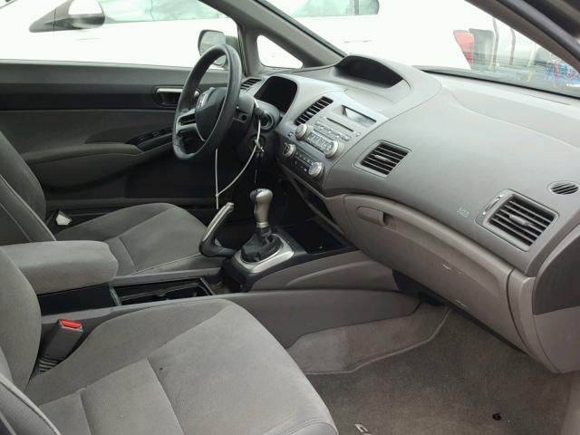 1HGFA15576L121523 - 2006 HONDA CIVIC LX SILVER photo 5