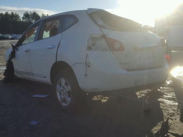 JN8AS5MV5BW313342 - 2011 NISSAN ROGUE S WHITE photo 3