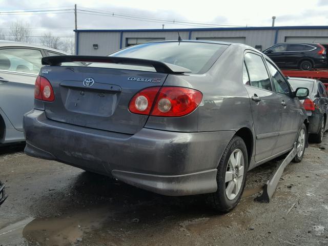 2T1BR32EX5C417955 - 2005 TOYOTA COROLLA CE GRAY photo 4