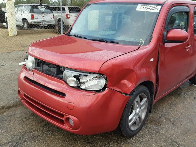 JN8AZ2KR6BT203000 - 2011 NISSAN CUBE BASE RED photo 9