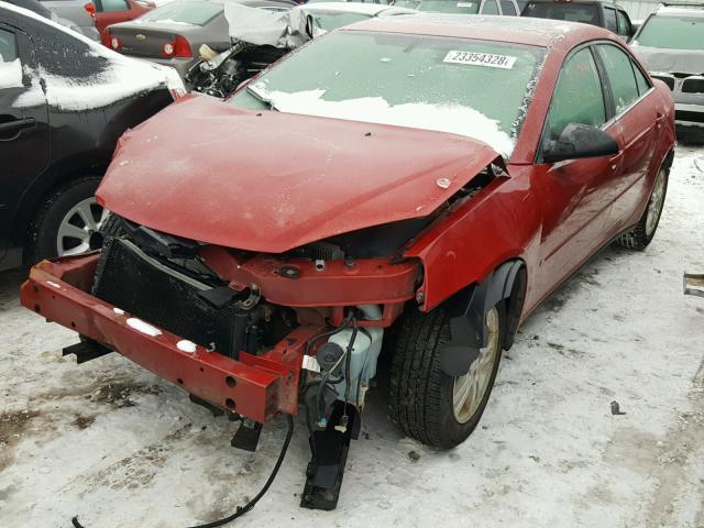 1G2ZG558864115384 - 2006 PONTIAC G6 SE1 RED photo 2