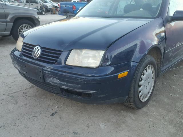 3VWRK69M12M095644 - 2002 VOLKSWAGEN JETTA GL BLUE photo 9