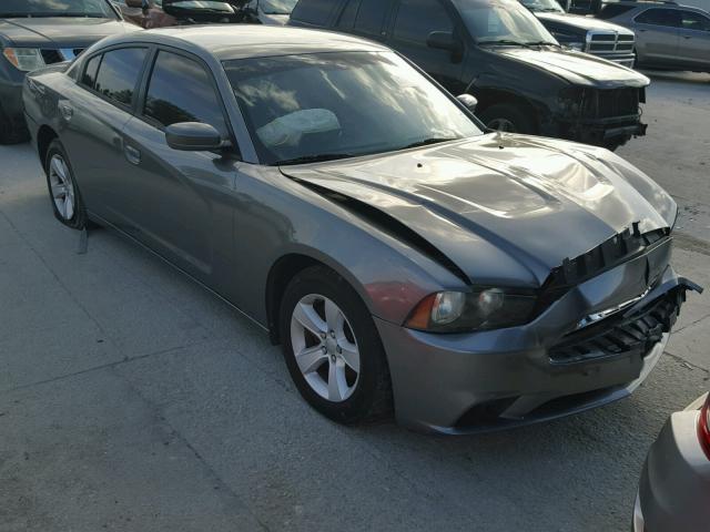 2C3CDXBG7CH270724 - 2012 DODGE CHARGER SE GRAY photo 1