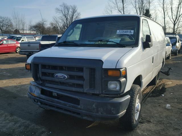 1FTNE2EW6EDA64365 - 2014 FORD ECONOLINE WHITE photo 2