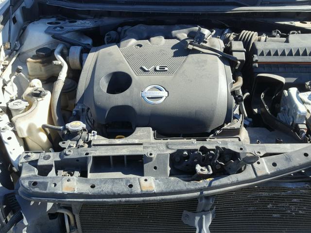 1N4AA5AP9AC829231 - 2010 NISSAN MAXIMA S WHITE photo 7