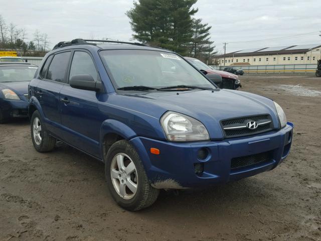 KM8JM12B65U191187 - 2005 HYUNDAI TUCSON GL BLUE photo 1