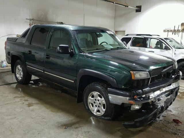 3GNEK13T53G232709 - 2003 CHEVROLET AVALANCHE GREEN photo 1