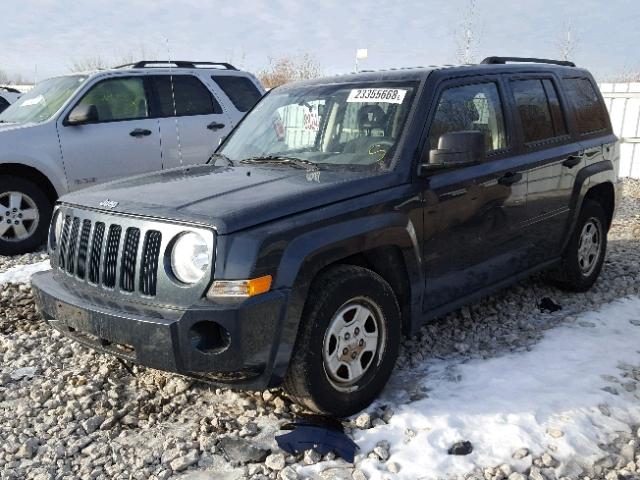 1J8FT28038D551120 - 2008 JEEP PATRIOT SP GRAY photo 2