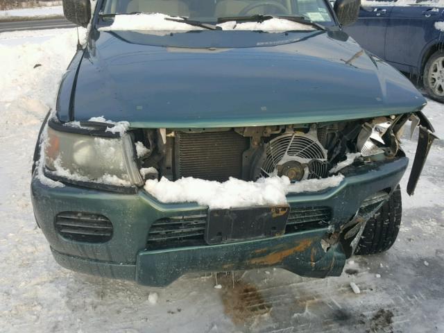 JA4MT21H63J020254 - 2003 MITSUBISHI MONTERO SP GREEN photo 7