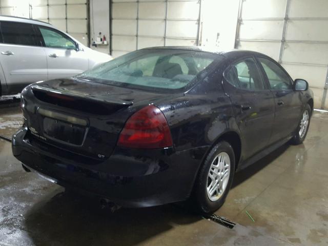 2G2WP522041142235 - 2004 PONTIAC GRAND PRIX BLACK photo 4