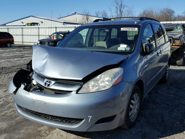 5TDKK4CC5AS293022 - 2010 TOYOTA SIENNA CE BLUE photo 2