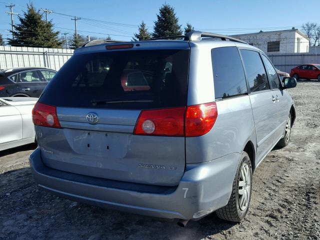 5TDKK4CC5AS293022 - 2010 TOYOTA SIENNA CE BLUE photo 4