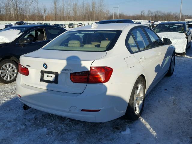 WBA3C3C57DF982302 - 2013 BMW 320 I WHITE photo 4