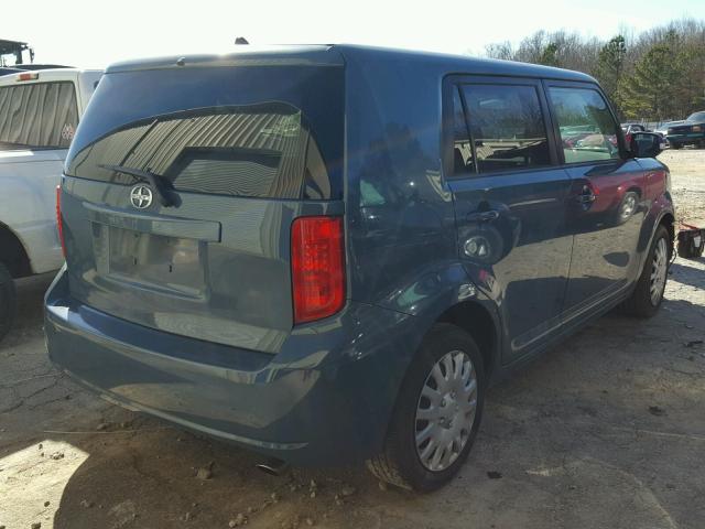 JTLKE50E481020586 - 2008 SCION XB TEAL photo 4