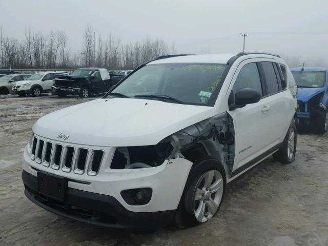 1C4NJDBBXGD637506 - 2016 JEEP COMPASS SP WHITE photo 2