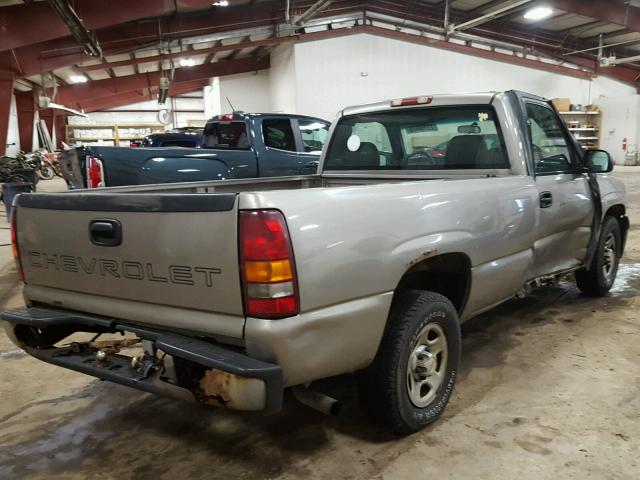 1GCEC14V0YE423488 - 2000 CHEVROLET SILVERADO TAN photo 4