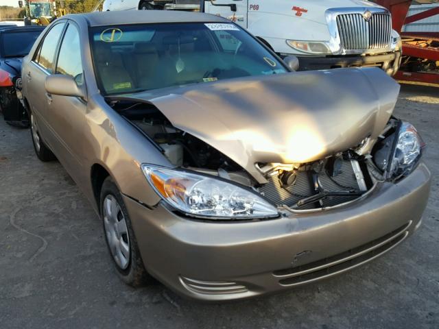 4T1BE32K83U145922 - 2003 TOYOTA CAMRY LE GOLD photo 1