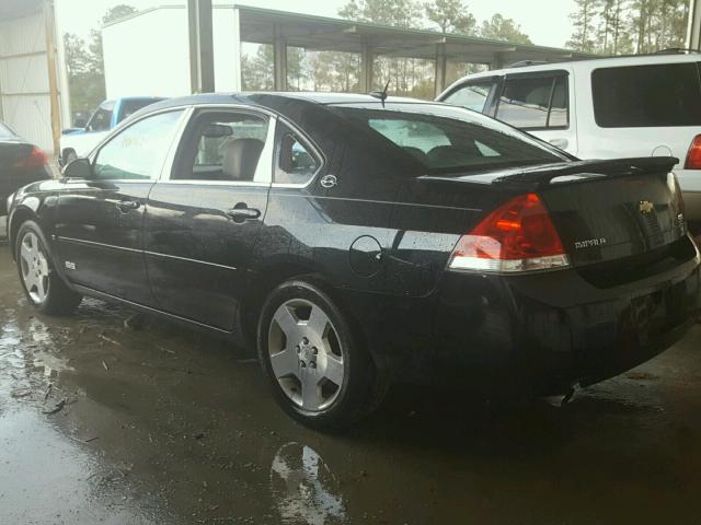 2G1WD58C379336793 - 2007 CHEVROLET IMPALA SUP 黑色 照片 3