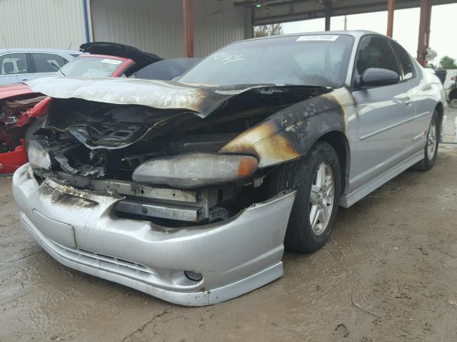 2G1WX15K219256677 - 2001 CHEVROLET MONTE CARL SILVER photo 2