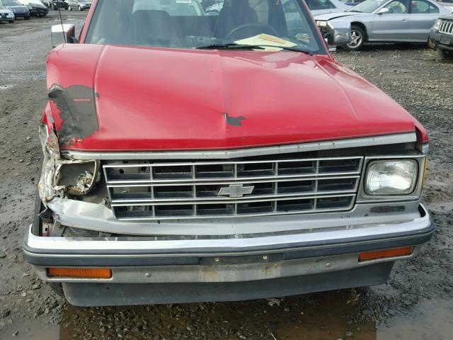 1GNEV18K6JF178410 - 1988 CHEVROLET BLAZER V10 RED photo 7