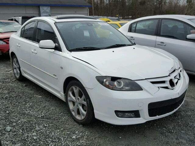 JM1BK323471639370 - 2007 MAZDA 3 S WHITE photo 1